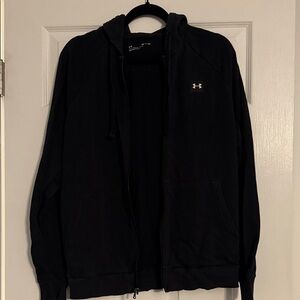 Under Armour Men's Black Zip-Up Sweater